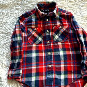 Chaps Boys Flannel Button Down Shirt